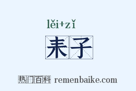 耒子是什么意思的图片